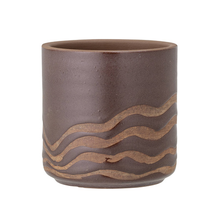 BLOOMINGVILLE HAAKON brown flowerpot