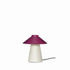 Chipper Table Lamp Sand/Burgundy