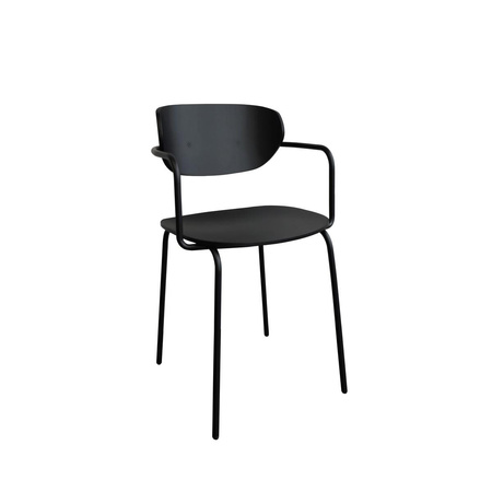 Krzesło Hübsch ARCH czarne