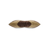 Velvet brown cushion (50x30cm)