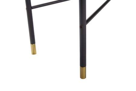 HÜBSCH BLACK chest of drawers on legs