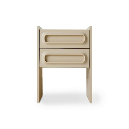 Space nightstand, cream