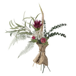 Sztuczny Bukiet Bloomingville CROWN czerwony