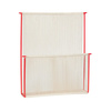 String Wall Magazine Holder Red/White