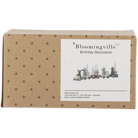 Junaid Birthday Decoration, Brown, FSC®100%, MDF