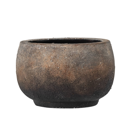 BLOOMINGVILLE THIRA brown flowerpot