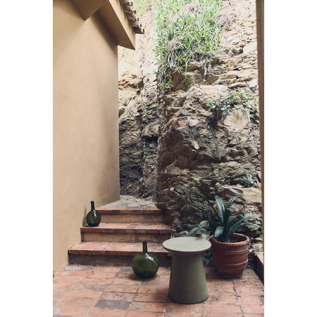 Stolik boczny HKLIVING EARTHENWARE zielony