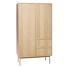 HÜBSCH HERRINGBONE cabinet natural size L