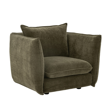 Austin Lounge Chair, Green, Recycled Polyester
