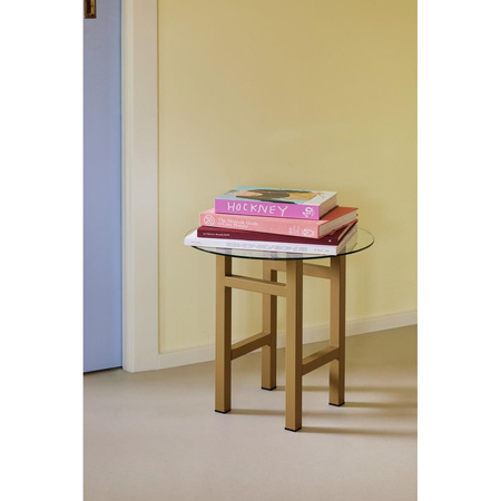 Stolik boczny Hübsch ELEVATE transparentny