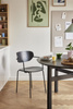 HÜBSCH FJORD black dining table
