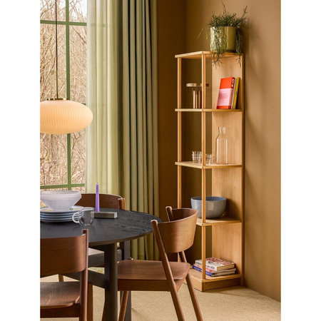 Oblique Dining Chair Brown