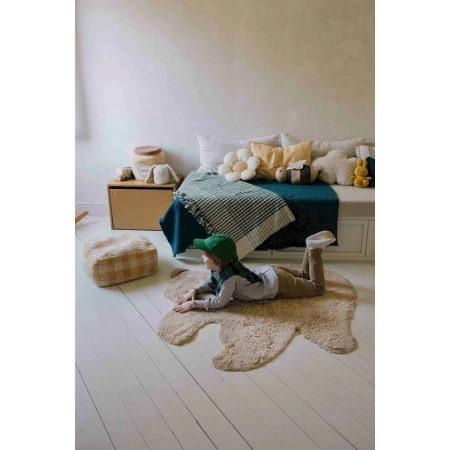 Dywan bawełniany Lorena Canals ANIMAL RUGS beżowy 122 x 120 cm
