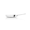 Patelnia ze stali nierdzewnej z powłoką ceramiczną Slip-Let® Eva Trio STAINLESS STEEL srebrna rozmiar M