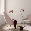GUBI Multi-Lite L Rose Gold Hanging Lamp