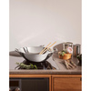 Wok Eva Trio STAINLESS STEEL srebrny 5.0 l