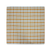 Vida check table cloth amber/blue (180x180cm)
