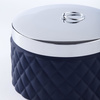 LENE BJERRE Portia Small Box with Lid, Navy Blue