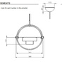 GUBI Multi-Lite L Rose Gold Hanging Lamp