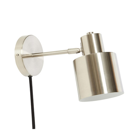 HÜBSCH FUSE silver wall lamp
