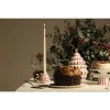 ALESSI Panettone serving plate. Hand-decorated.