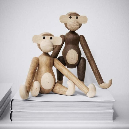 Wooden decoration KAY BOJESEN Monkey small smoked oak