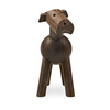 Wooden decoration KAY BOJESEN Dog TIM smoked oak