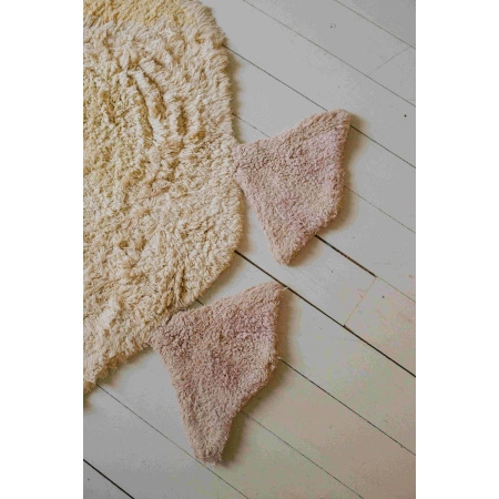 Dywan bawełniany Lorena Canals ANIMAL RUGS żółty 120 x 95 cm