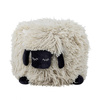 Dolly Pouf, White, Wool