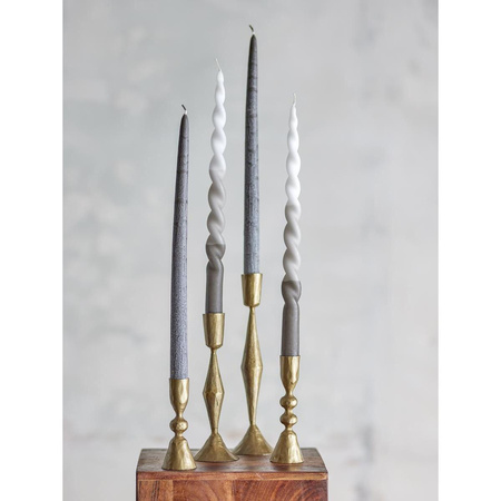 Frost Candle, Grey, Parafin