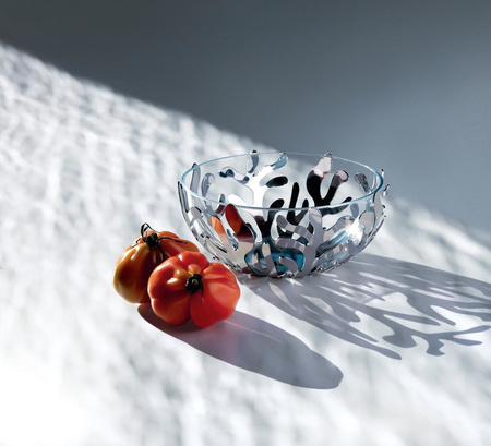 ALESSI Mediterraneo Large Silver Fruit Bowl