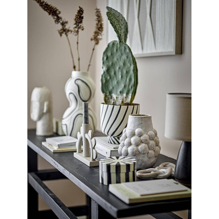 Poldor Vase, Nature, Stoneware