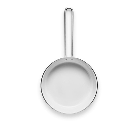 Patelnia do smażenia z powłoką ceramiczną Slip-Let® Eva Trio WHITE LINE biała rozmiar M