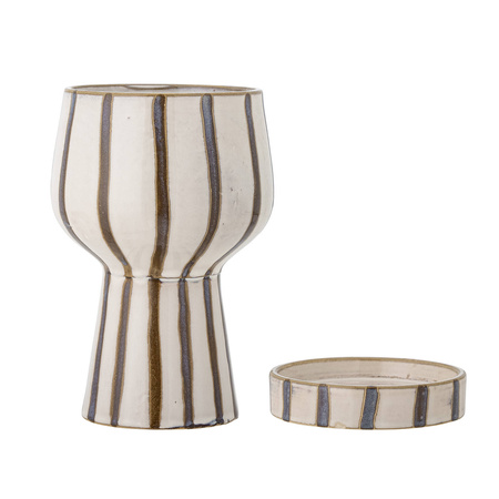 BLOOMINGVILLE AGNA brown flowerpot