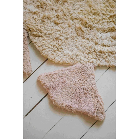 Dywan bawełniany Lorena Canals ANIMAL RUGS żółty 120 x 95 cm