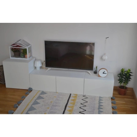 Dywan bawełniany Lorena Canals AZTECA niebieski 160 x 120 cm