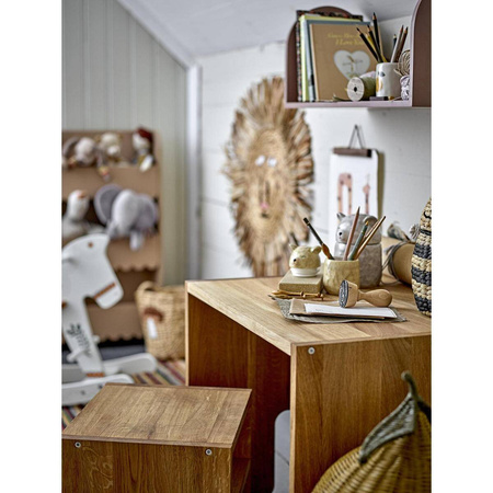 Puk Jar w/Lid, Brown, Stoneware