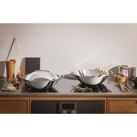 Wok Eva Trio STAINLESS STEEL srebrny 5.0 l