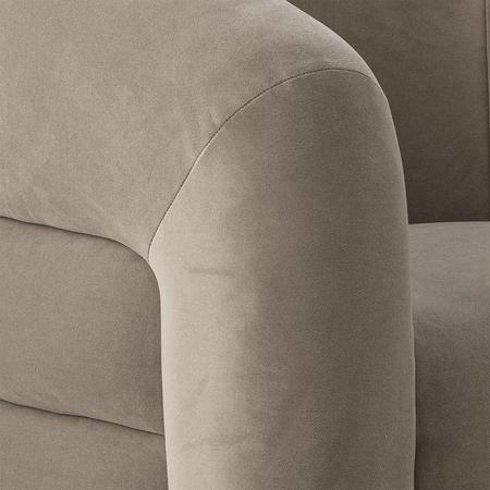 Joel Lounge Chair, Grey, Polyester