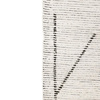 Hand woven cotton rug cream/charcoal (200x300)