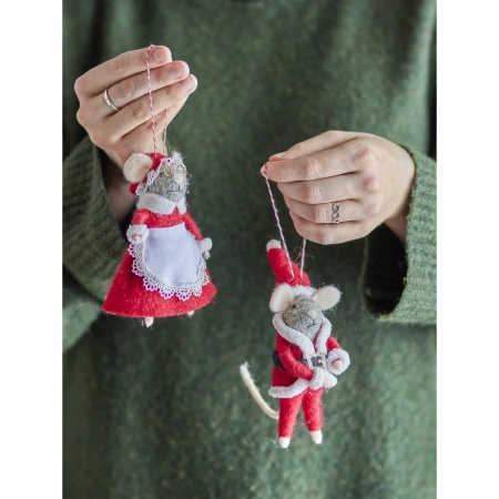 Peo Ornament, Red, Wool