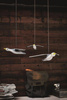 Wooden decoration KAY BOJESEN Seagull large on spring natural