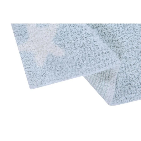 Dywan bawełniany Lorena Canals STARS niebieski 120 x 160 cm