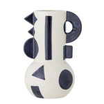Graphica Vase, Blue, Stoneware