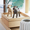 Wooden decoration KAY BOJESEN Dog TIM smoked oak