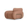 Arc lounge fauteuil, frame ash, linen, dusty rose
