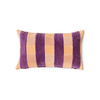 Striped velvet cushion Midsummer (50x30cm)