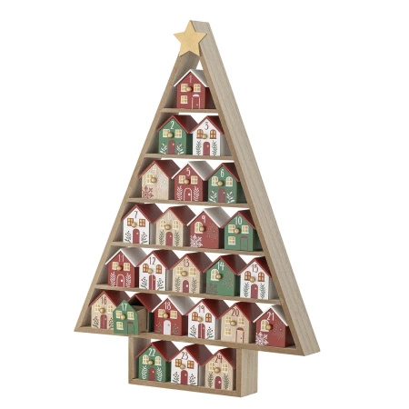 Calvin Calendar, Red, MDF