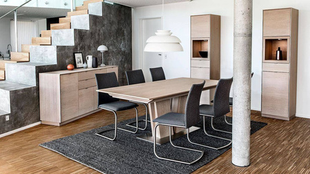 Dining table #39 SKOVBY brown