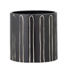 BLOOMINGVILLE TROY black flowerpot